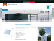 Tablet Screenshot of kreativ-buero-gmbh.de